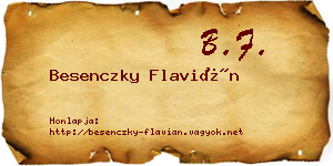 Besenczky Flavián névjegykártya